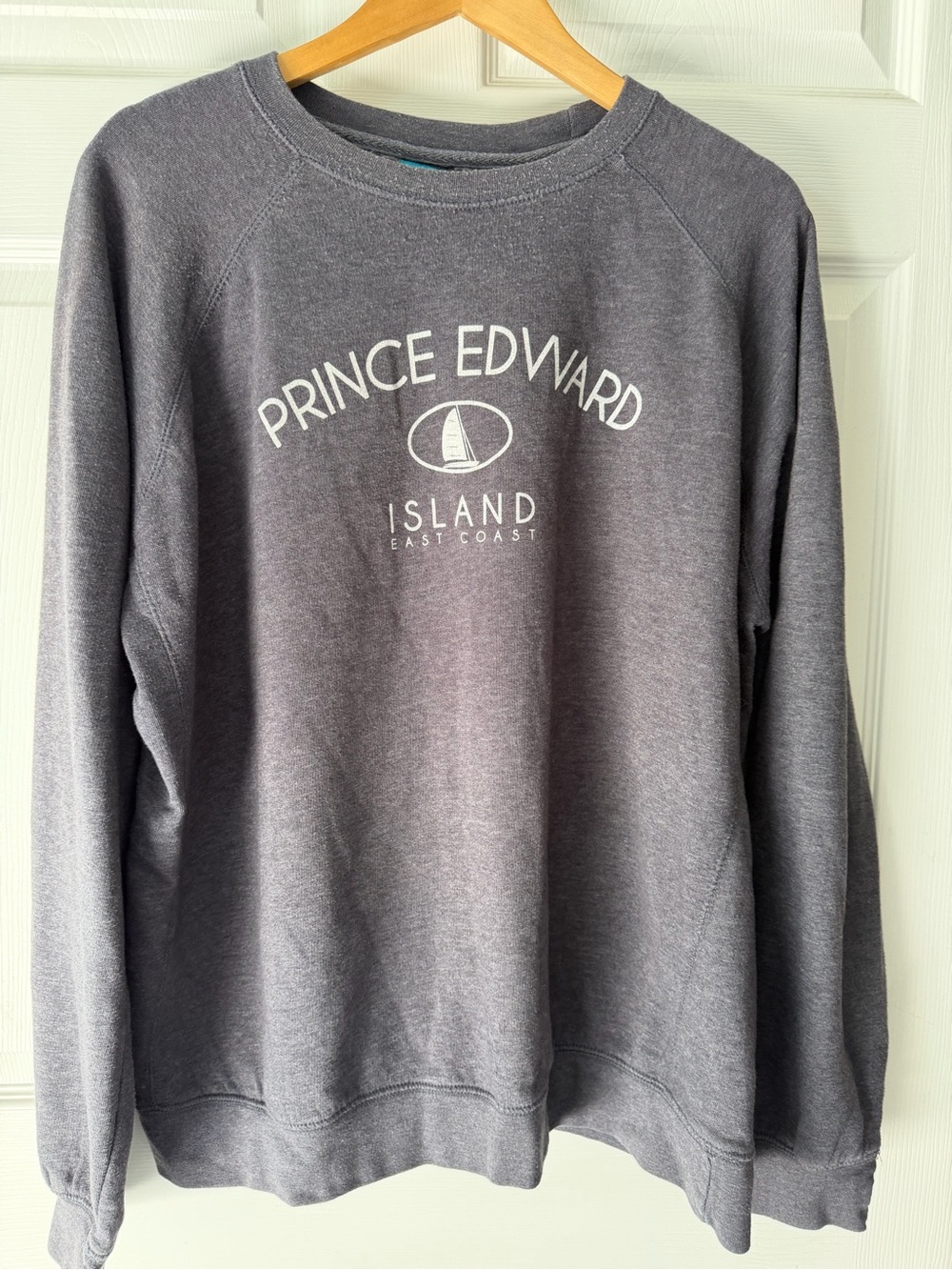 Men's Prince Edward Island Gray Crew Sweatshirt